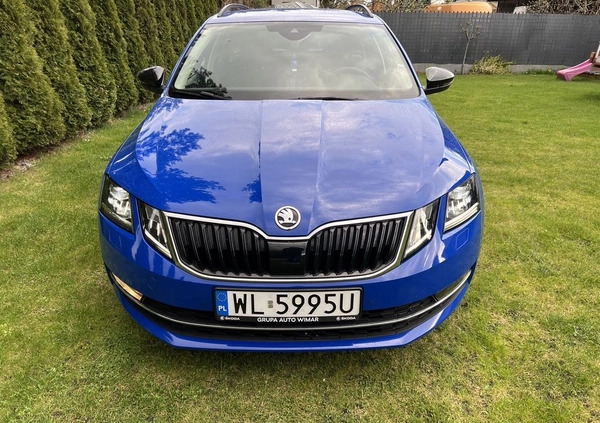 Skoda Octavia cena 75999 przebieg: 55000, rok produkcji 2019 z Warszawa małe 154